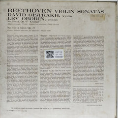 David Oistrakh, Lev Oborin - Beethoven Violin Sonatas (Vinyl)