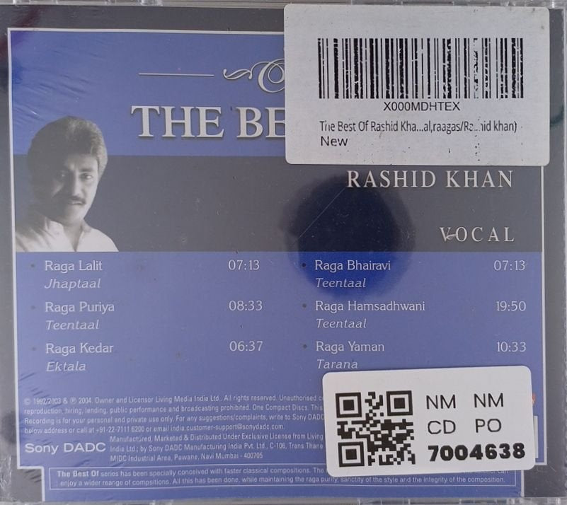 Rashid Khan - The Best of Rashid Khan (CD)