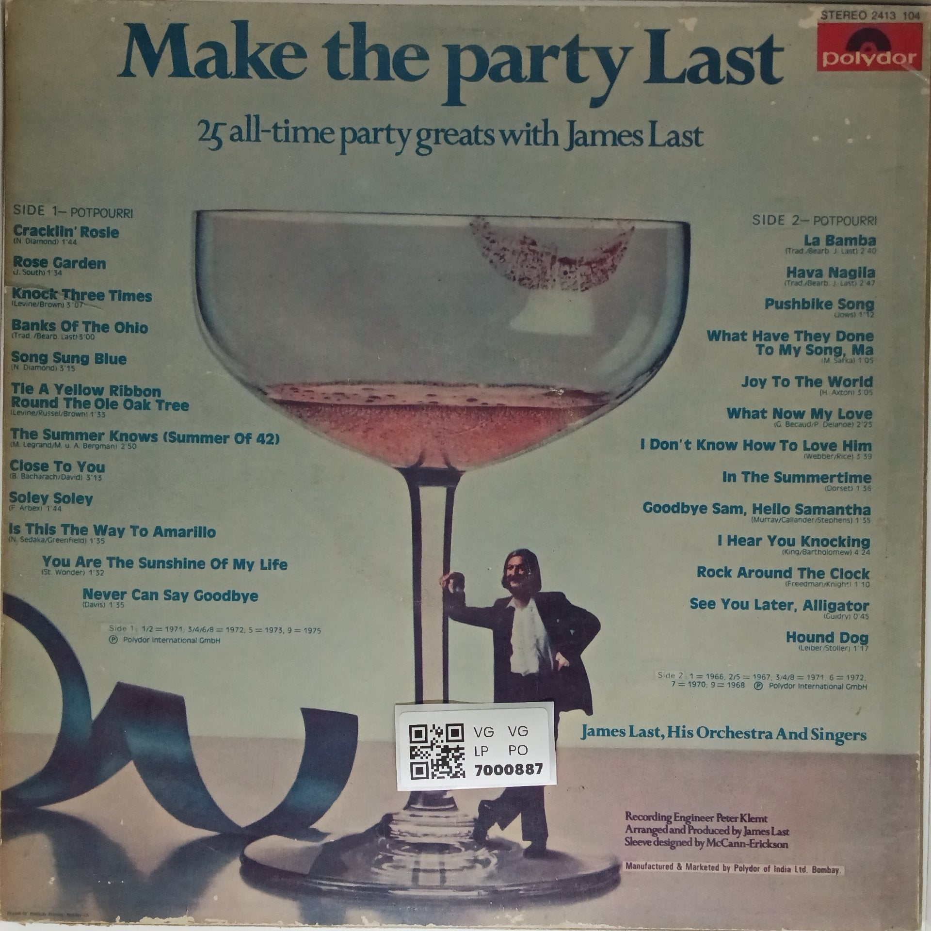 James Last - Make the party Last (Vinyl)