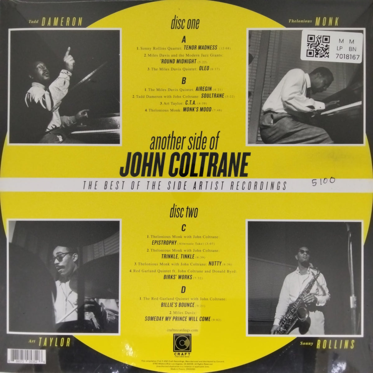 John Coltrane - another side of JOHN COLTRANE (Vinyl) (2)