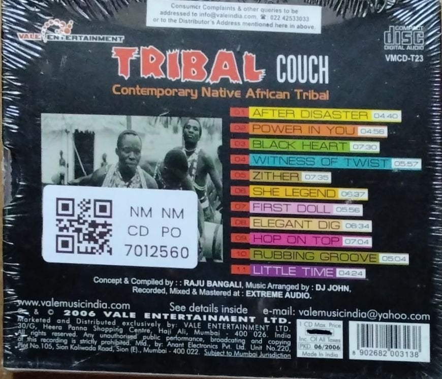 Couch - Tribal: Contemporary Native African Tribal (CD)