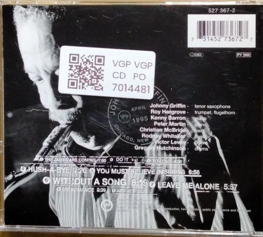 Johnny Griffin - Johnny Griffin April 1995 (CD)
