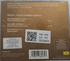 Eduard Brunner, Hagen Quartett - Mozart / Weber Clarinet Quintets (CD)