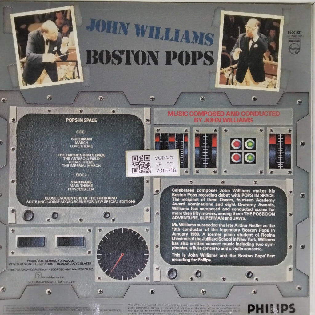 John Williams, Boston Pops - Pops in Space (Vinyl)