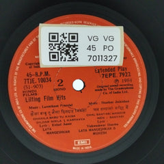 Uttam Singh, Jagdish Khanna, Laxmikant Pyarelal, Shankar Jaikishan - Lilting Film Hits (45-RPM)