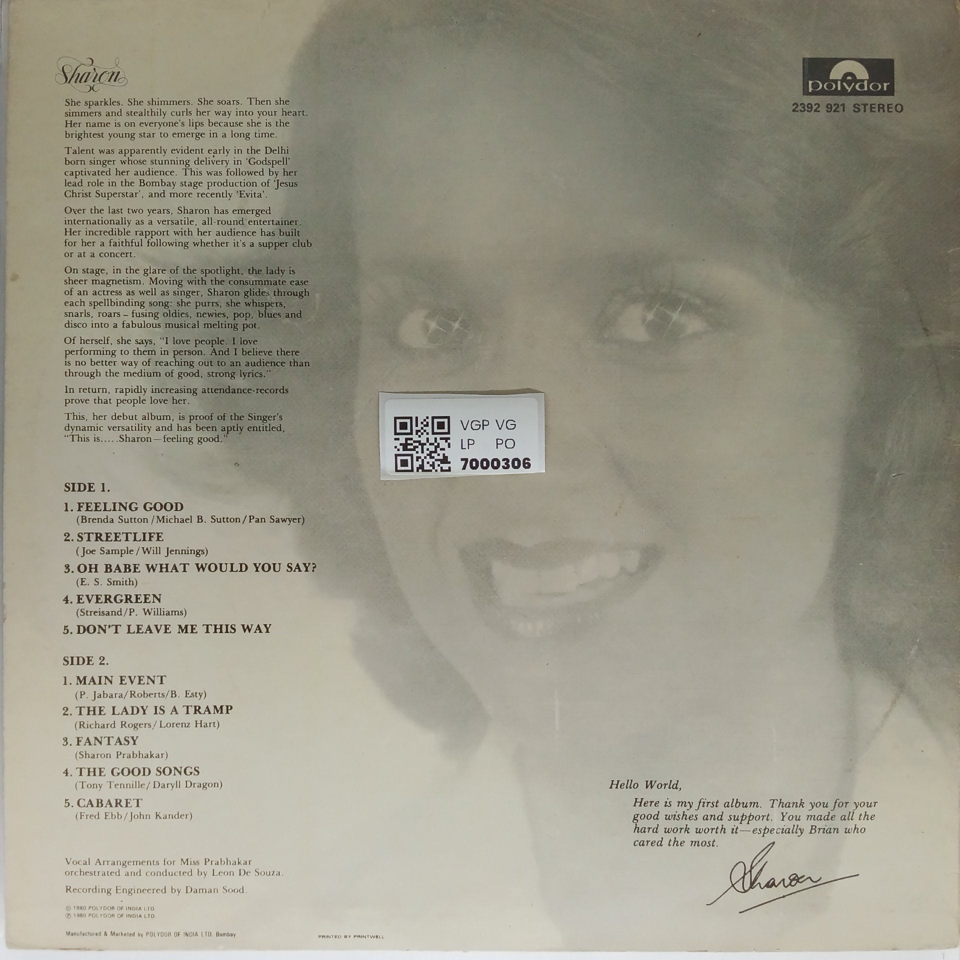 Sharon - This is...Sharon - Feeling Good (Vinyl)