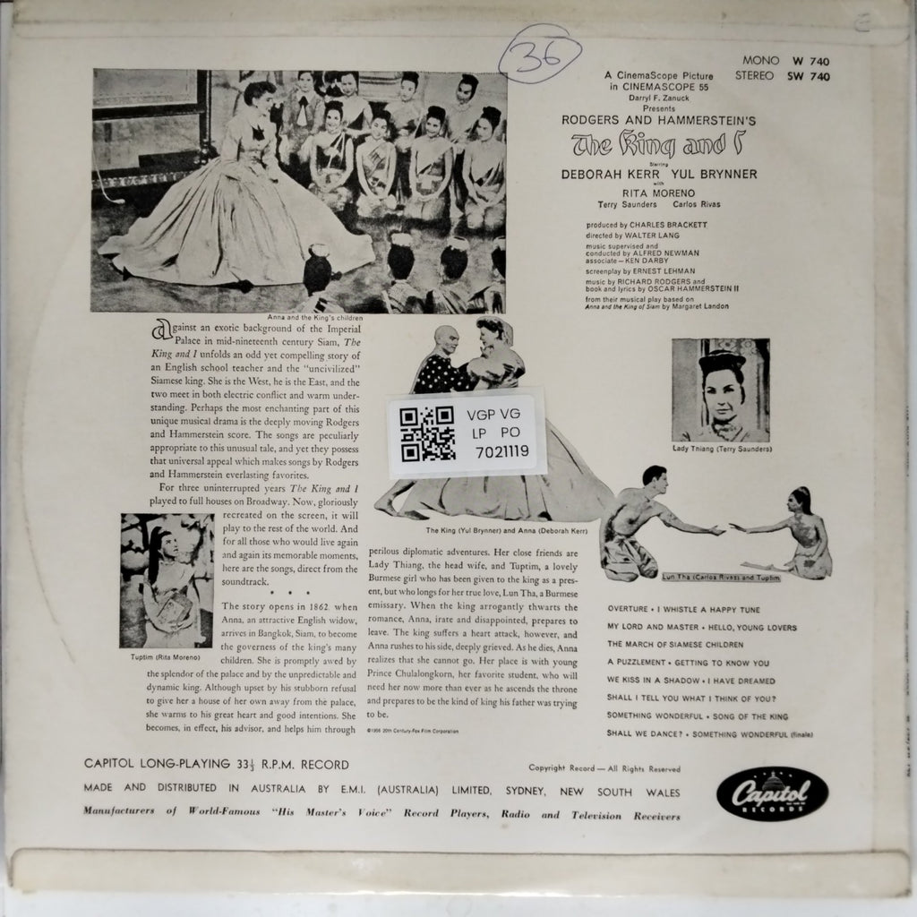 Rodgers and Hammerstein - The King and I (Vinyl)