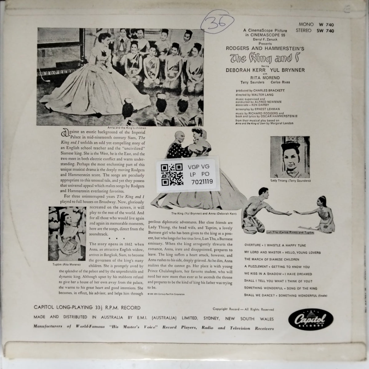 Rodgers and Hammerstein - The King and I (Vinyl)
