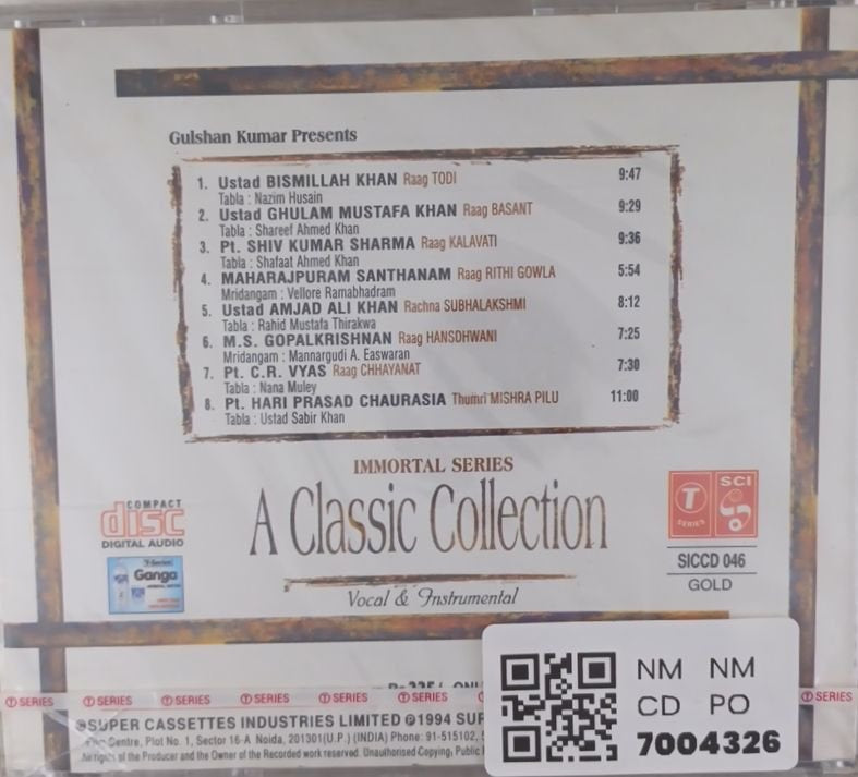 Various - A Classic Collection: Vocal & Instrumental (CD)