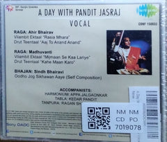 Pandit Jasraj - A Day With Pandit Jasraj (CD)