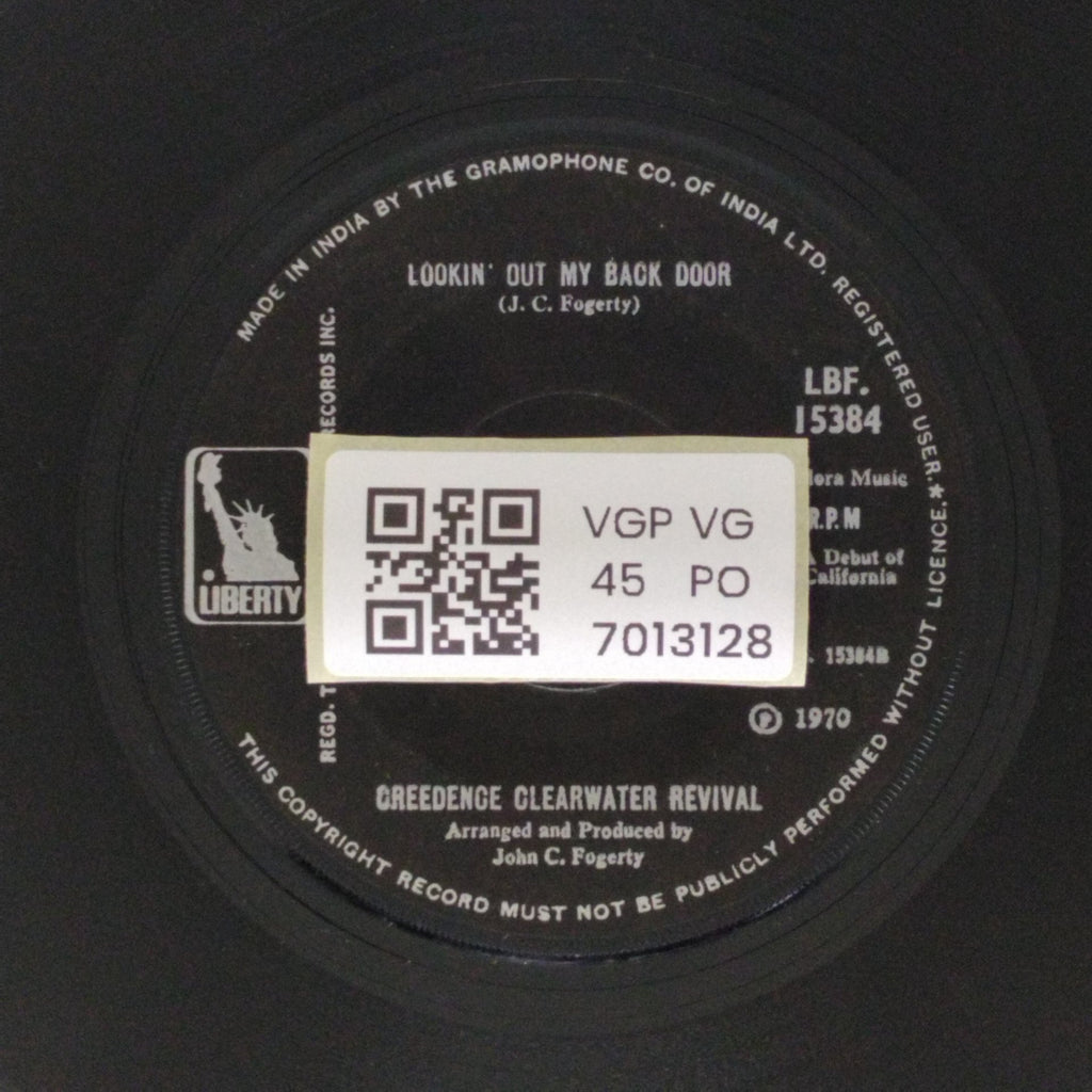 Creedence Clearwater Revival - Long As I Can See the Light / Lookin' Out My Back Door (45-RPM)