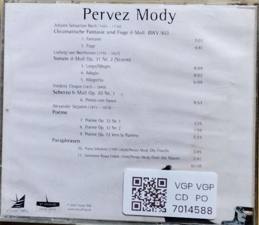Pervez Mody - Pervez Mody (CD)