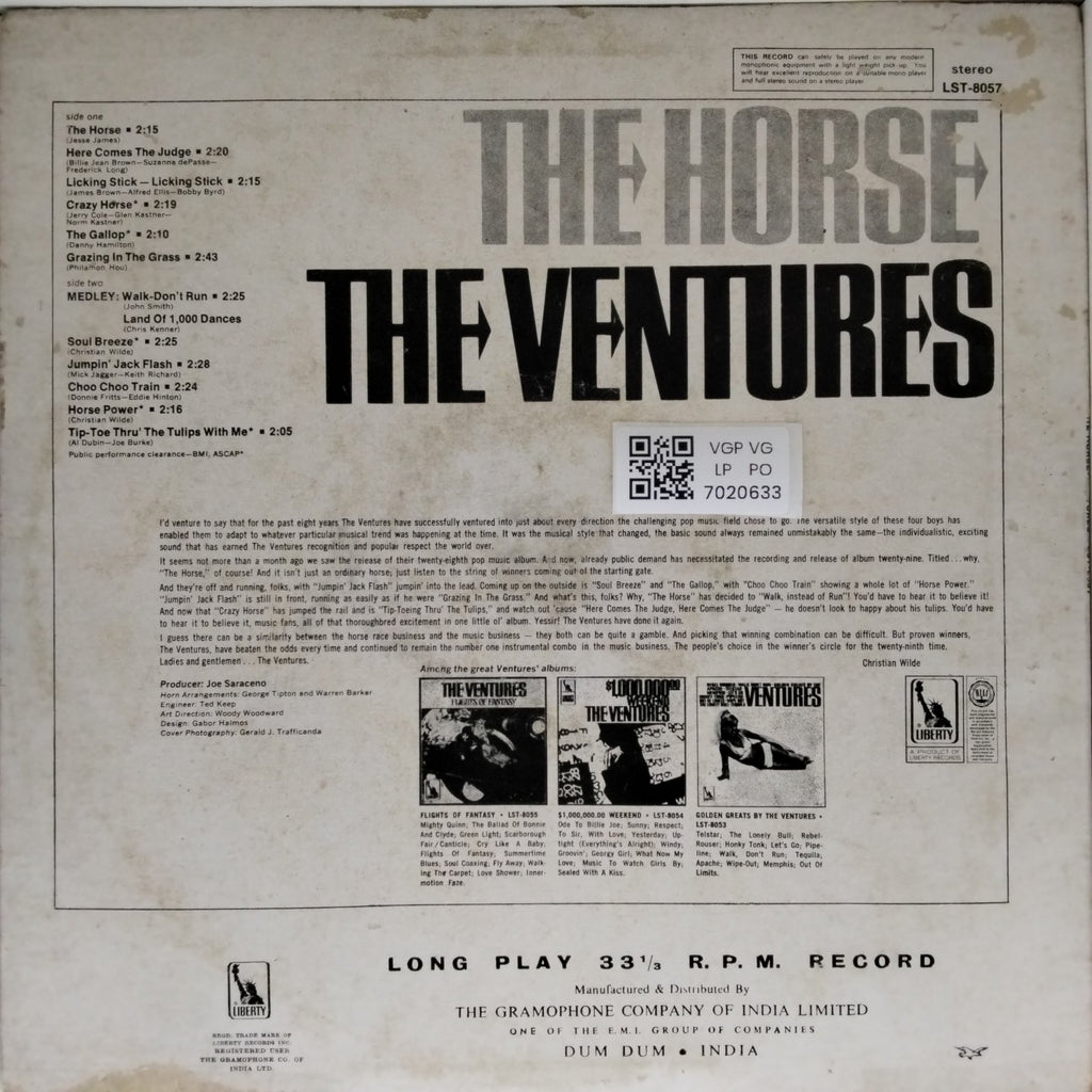 The Ventures - The Horse (Vinyl)