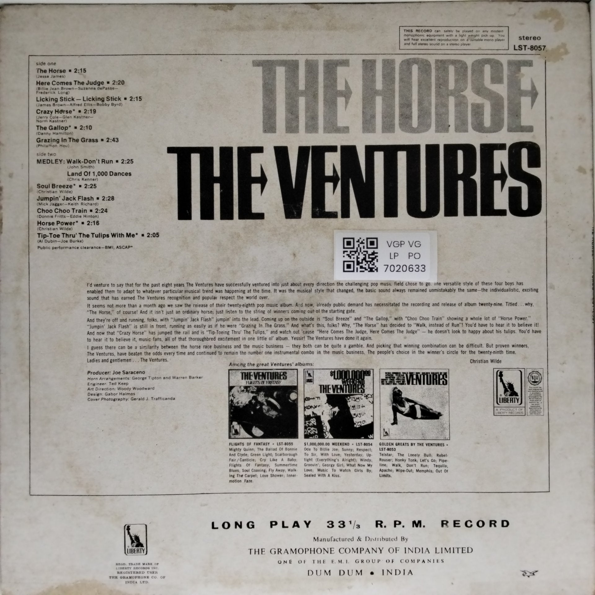 The Ventures - The Horse (Vinyl)
