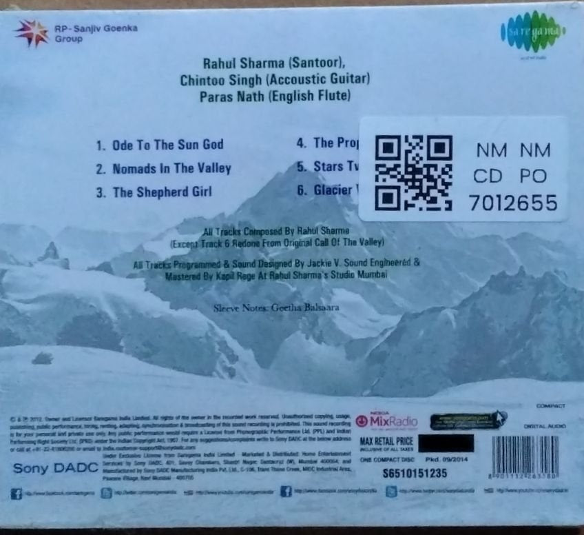 Rahul Sharma, Chintoo Singh, Paras Nath - Call of the Valley Revisited: A Day in the Life of a Shepherd (CD)