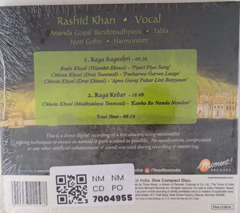 Rashid Khan - Khyāl (CD)