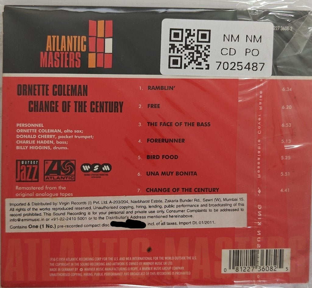 Ornette Coleman - Change of the Century (CD)