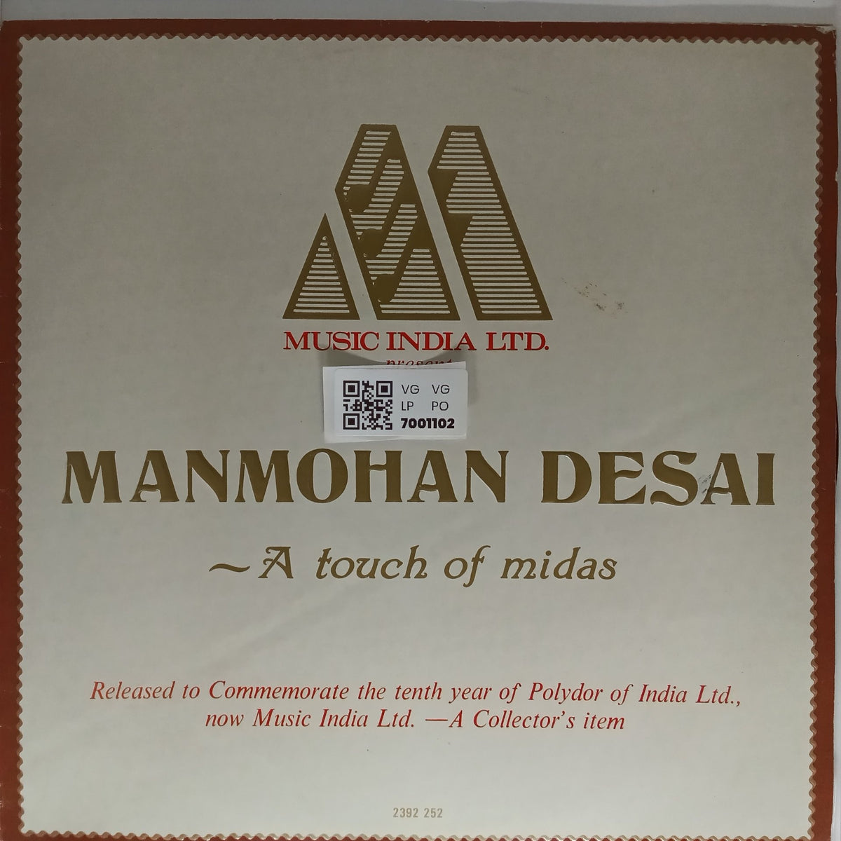 Manmohan Desai - A Touch of Midas (Vinyl)