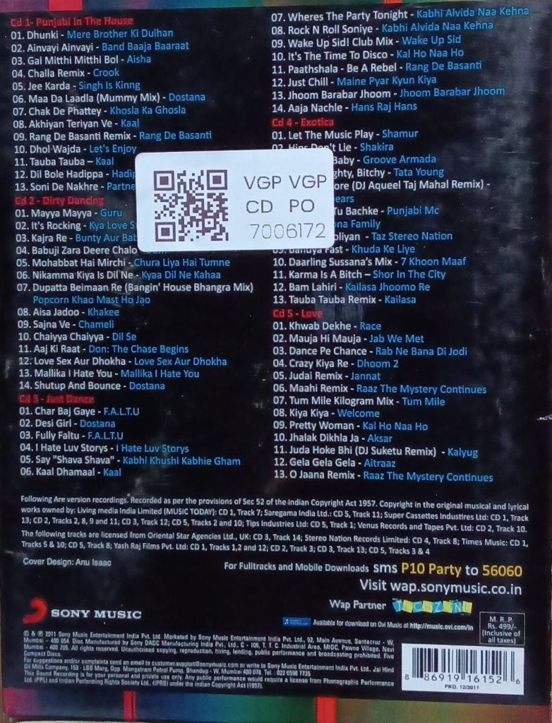 Various - Bollywood Party Box (CD) (5)
