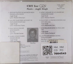 Jagjit Singh - Cry for Cry (CD)