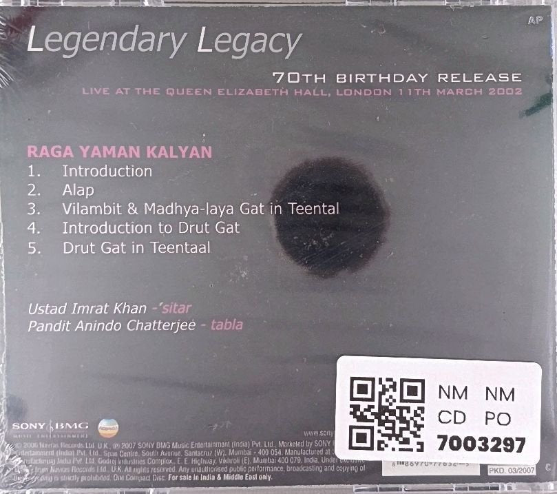 Ustad Imrat Khan - Legendary Legacy (CD)