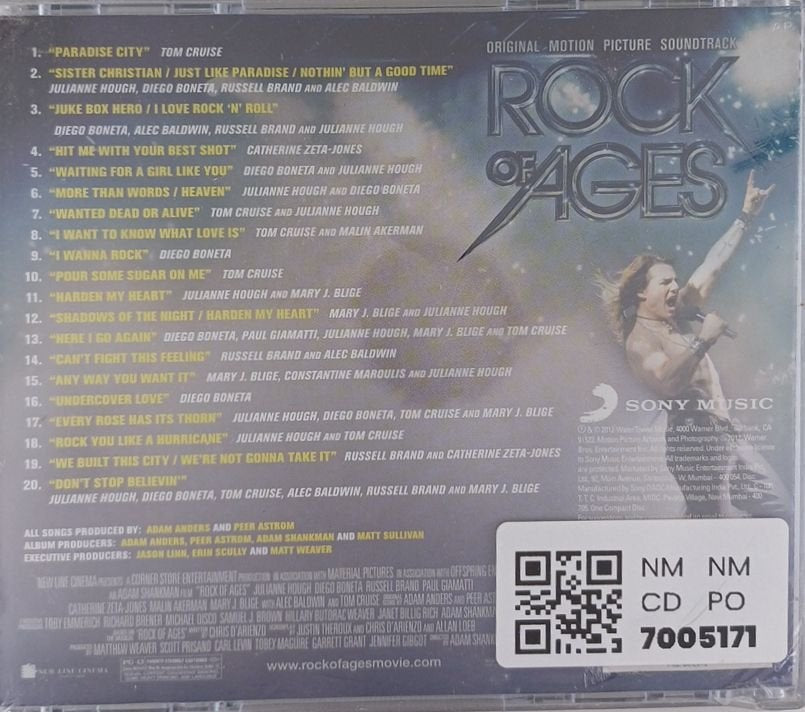 Various - Rock of Ages Original Motion Picture Soundtrack (CD)