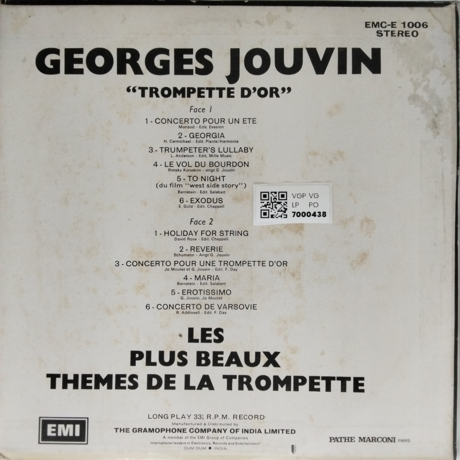 Georges Jouvin - Trompette D'or (Vinyl)