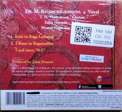 Dr. M. Balamuralikrishna, T.H. Vinayakram, Zakir Hussain - Self Titled (CD)