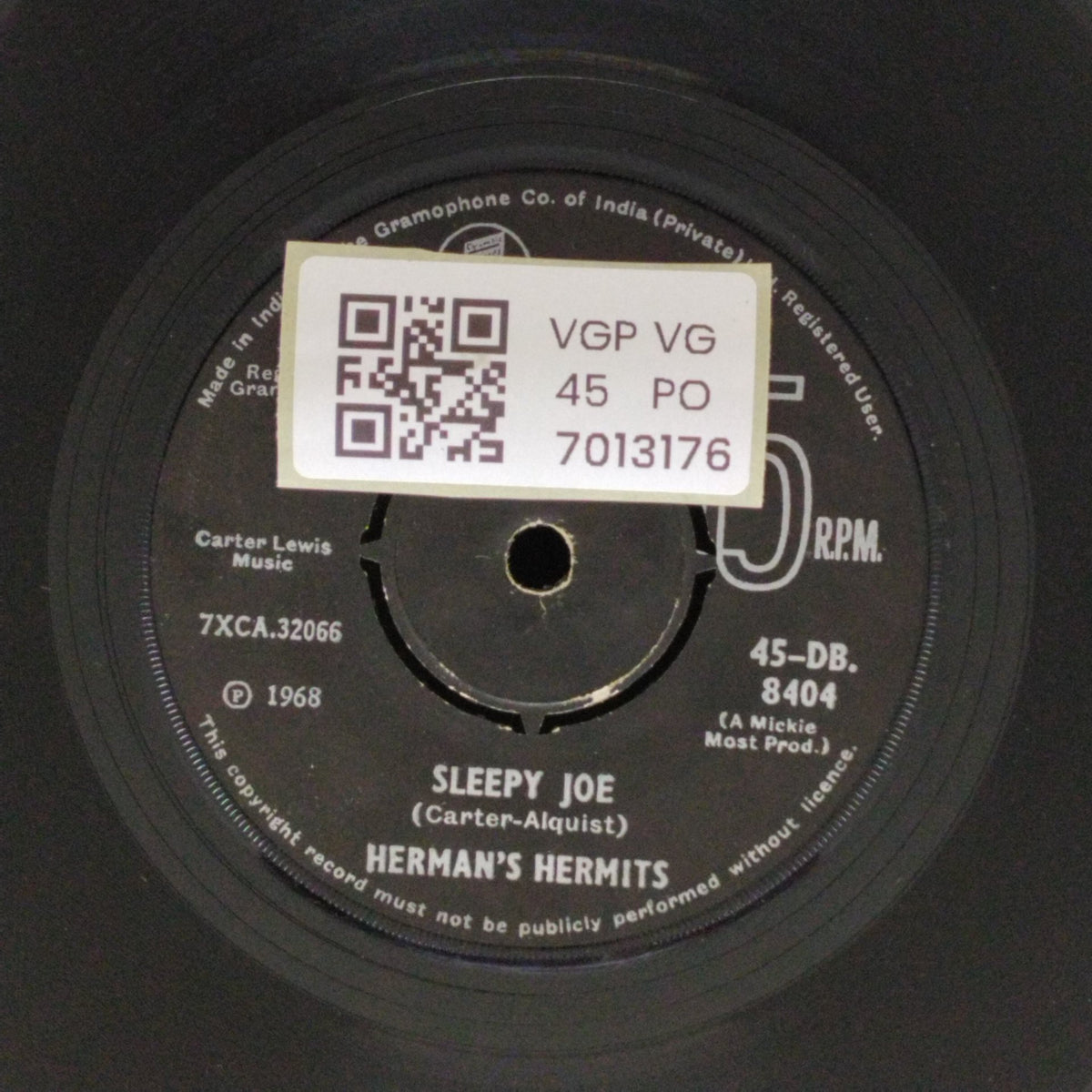 Herman's Hermits - Just One Girl / Sleepy Joe (45-RPM)