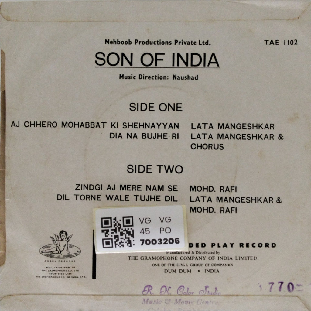 Naushad - Son of India (45-RPM)