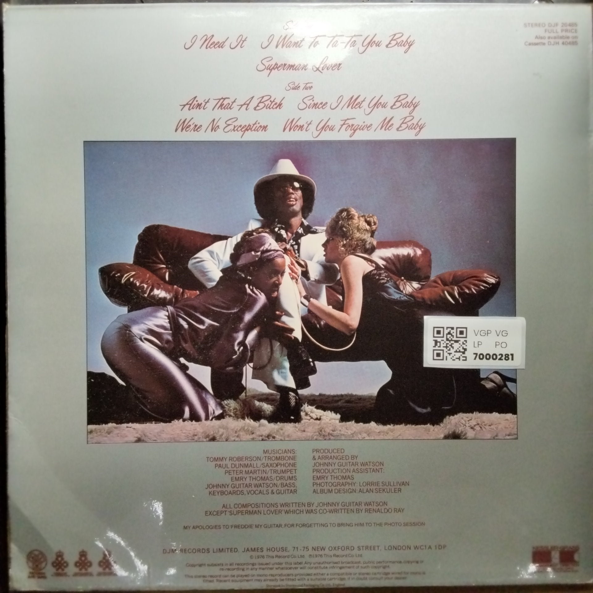 Johnny Guitar Watson - Ain't That A Bitch (Vinyl)