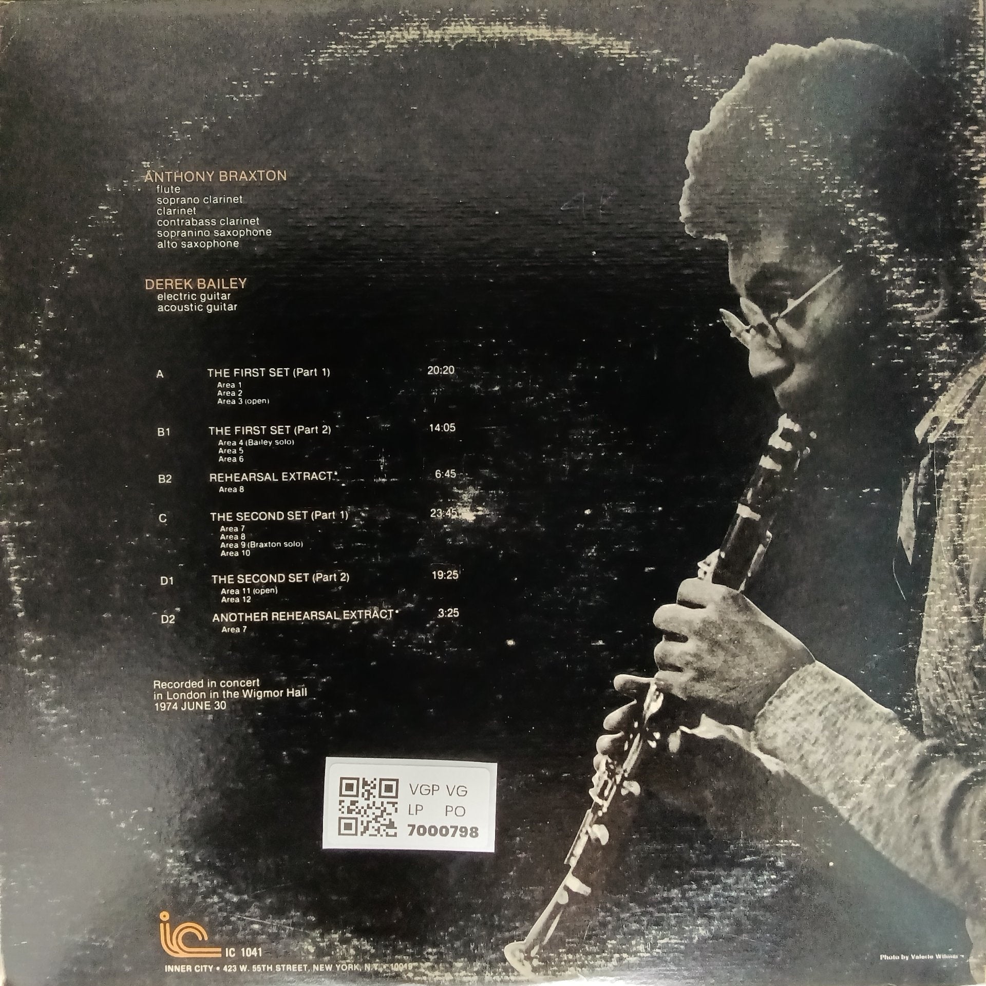 Anthony Braxton, Derek Bailey - Live at Wigmore (Vinyl) (2)