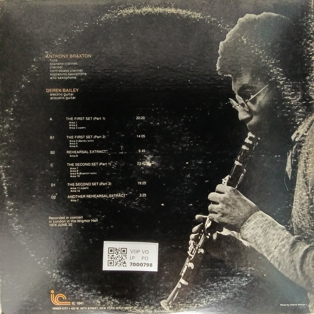 Anthony Braxton, Derek Bailey - Live at Wigmore (Vinyl) (2)