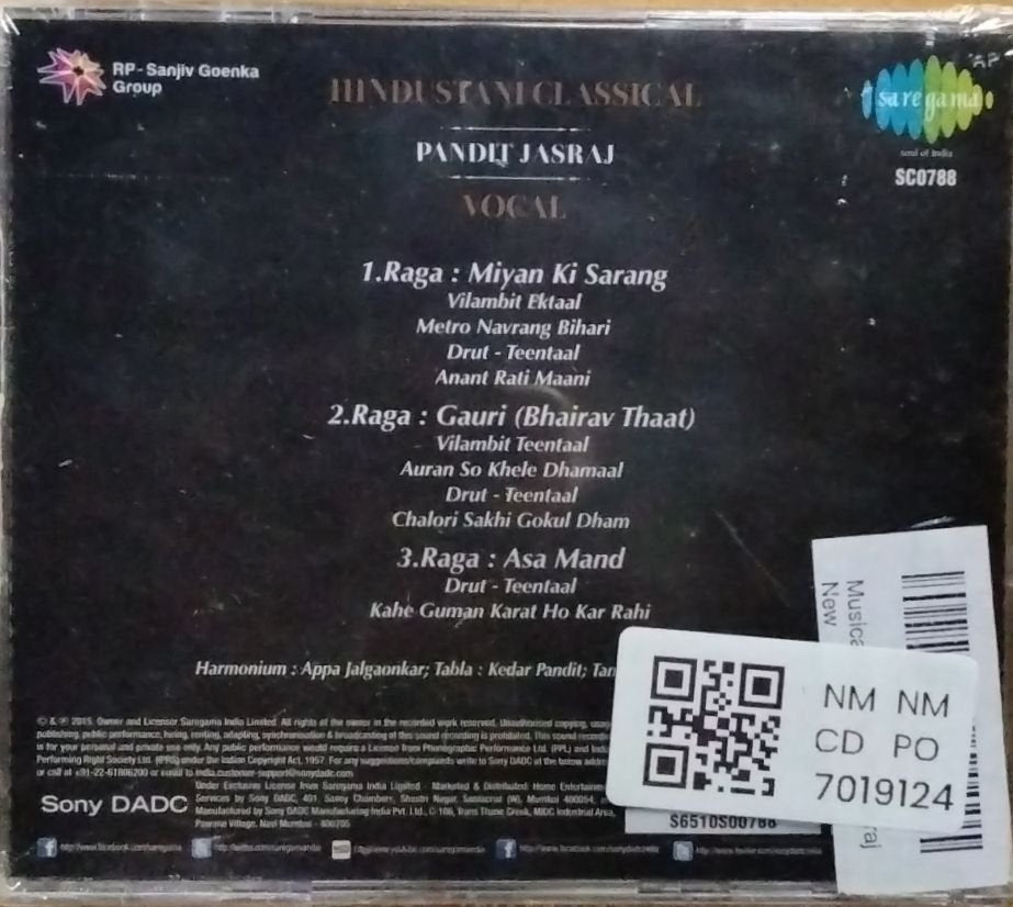 Pandit Jasraj - Musical Genius (CD)