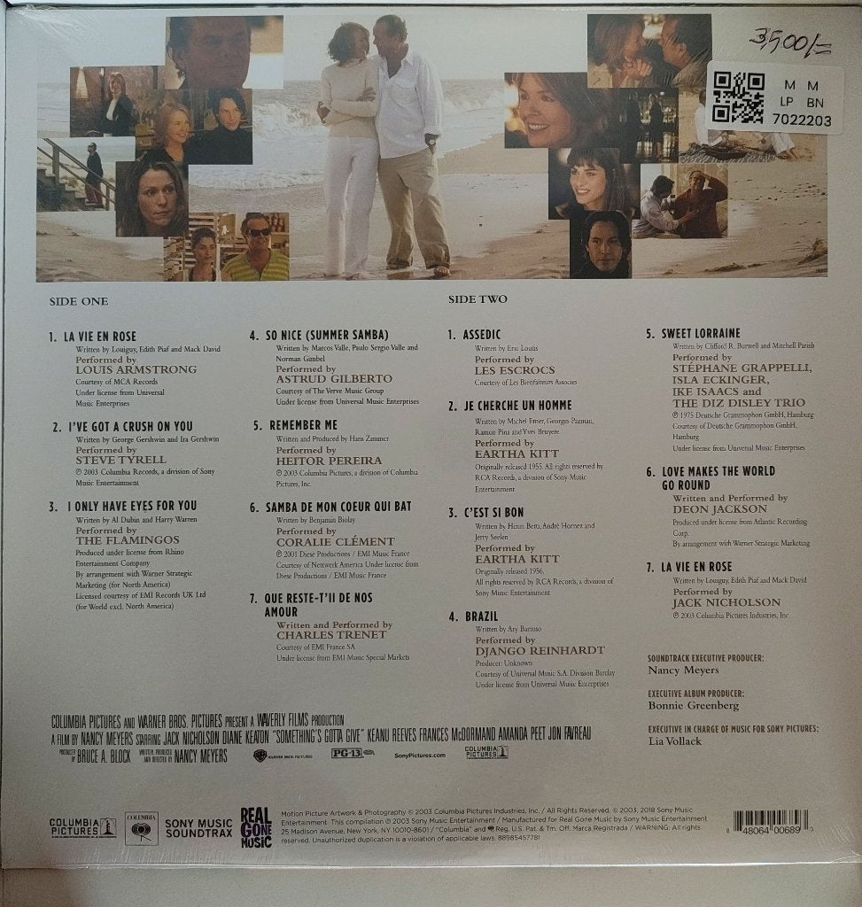 Various - Something's Gotta Give - Music From The Motion Picture (Vinyl)