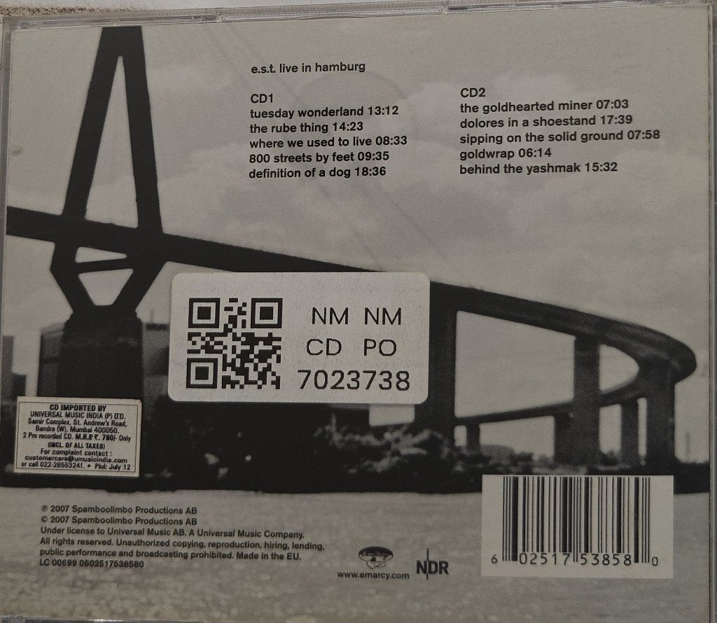 e.s.t. - live in hamburg (CD) (2)