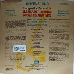 M.L. Vasanthakumari, Palghat T.S. Mani Iyer, Kumari Kanya Kumari - Doyens' Duo (Vinyl)