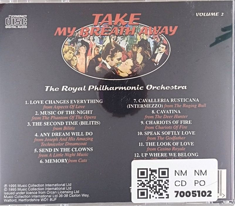 The Royal Philharmonic Orchestra - Take My Breath Away Volume 2 (CD)