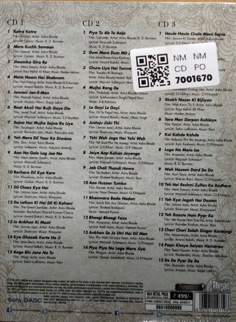 Asha Bhosle - The Golden Era (CD) (3)