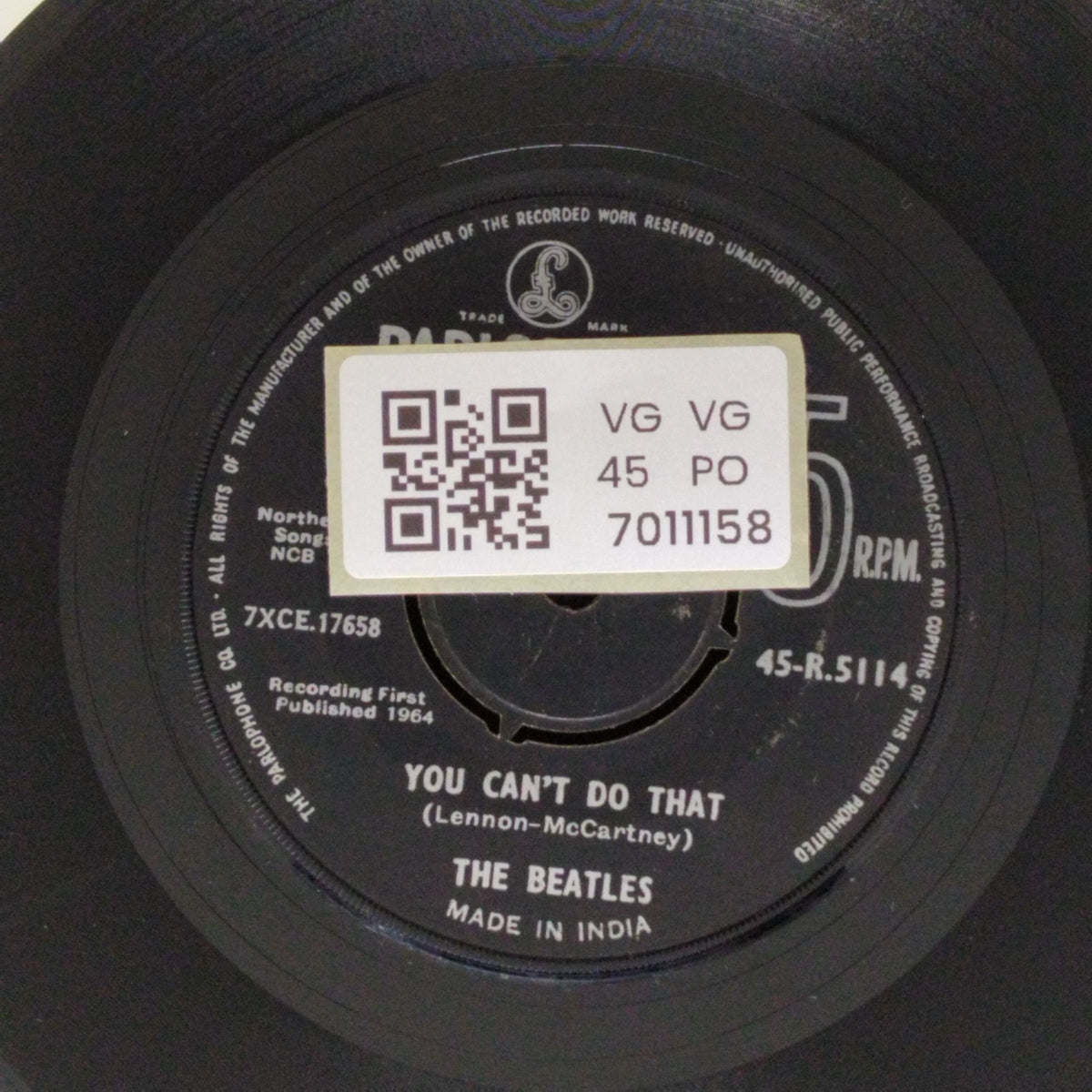 The Beatles - Can't Buy Me Love (45-RPM)