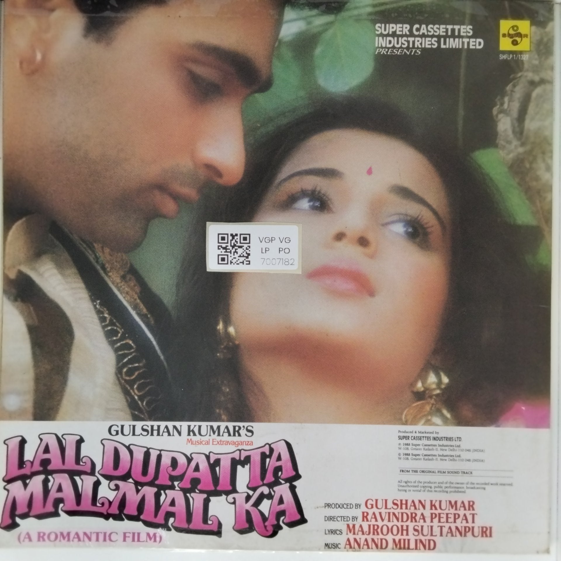 Anand Milind - Lal Dupatta Malmal Ka (Vinyl)
