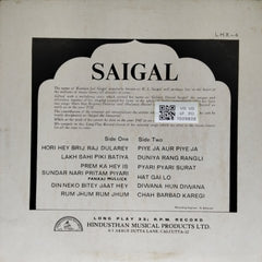 Pankaj Mullick - The Melody of Saigal (Vinyl)