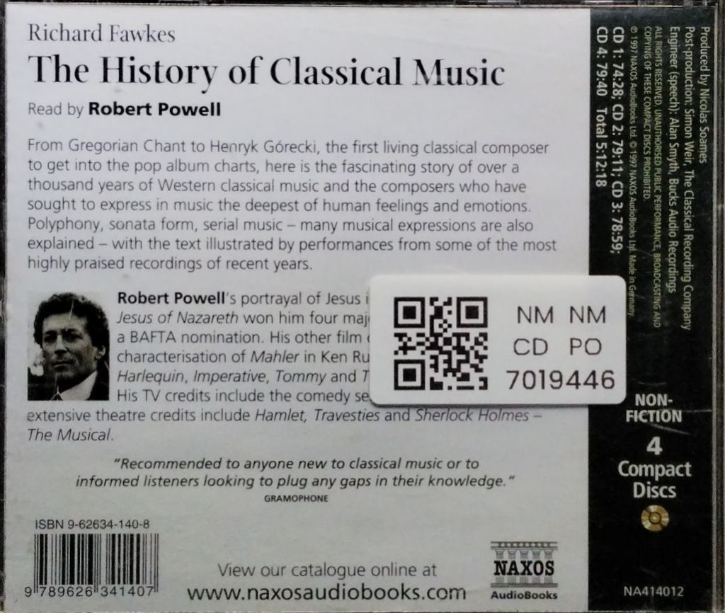 Richard Fawkes - The History of Classical Music (CD) (4)