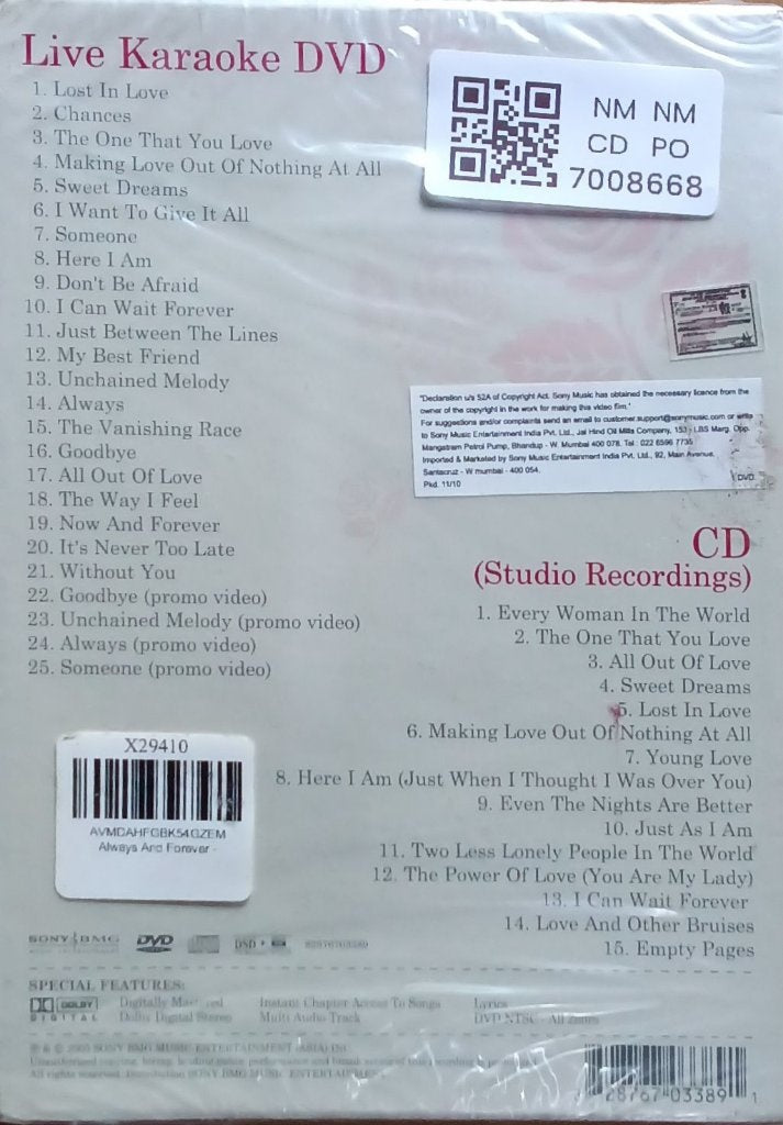 Air Supply - Always and Forever: The Very Best of Air Supply (CD) (2)