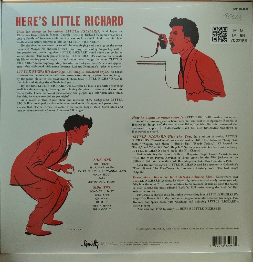 Little Richard - Here's Little Richard (N/A)