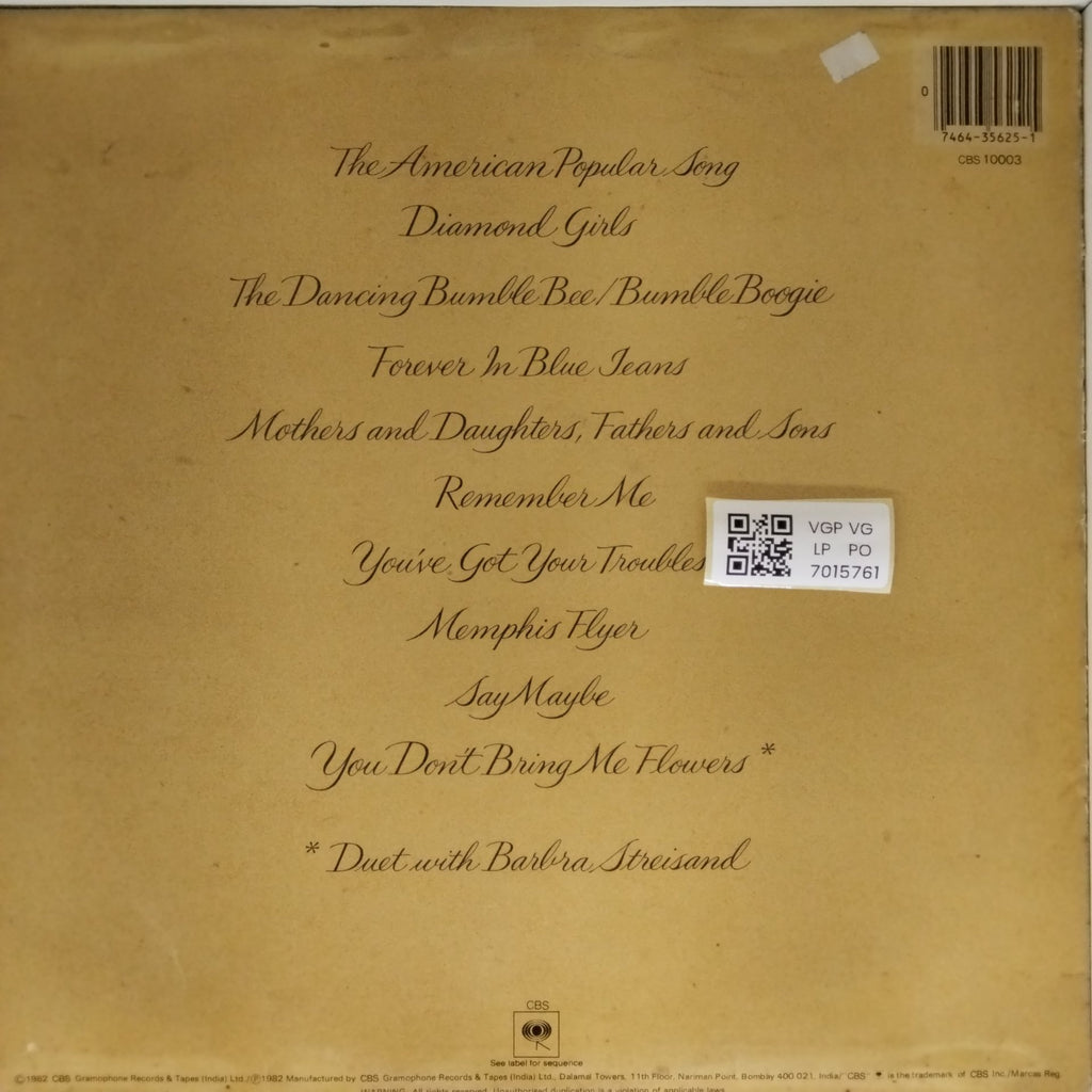 Neil Diamond - You Don't Bring Me Flowers (Vinyl)