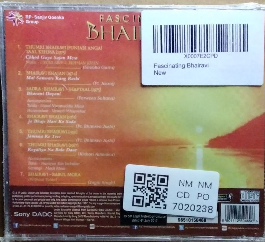 Various - Fascinating Bhairavi (CD)