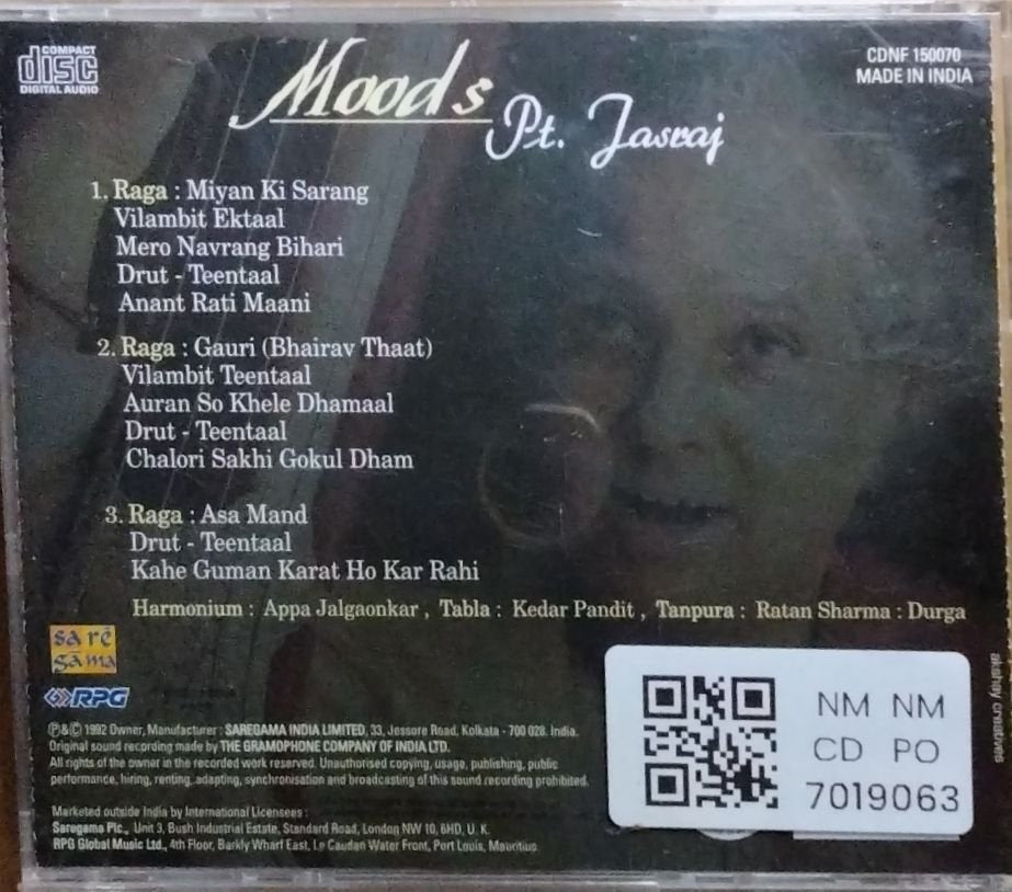 Pt. Jasraj - Moods (CD)