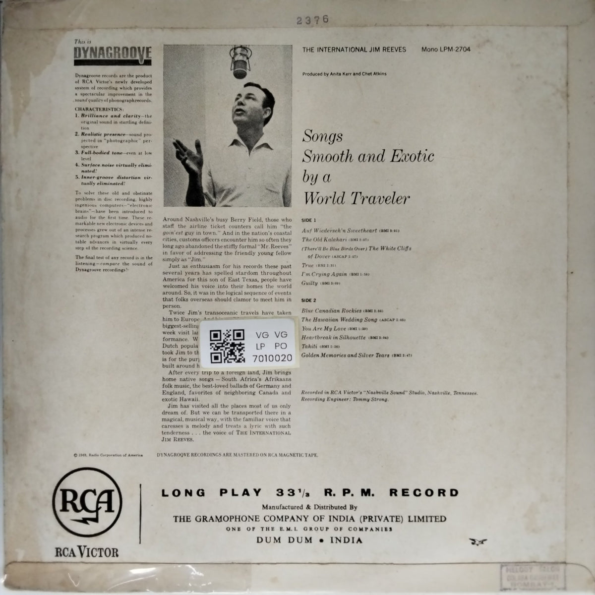 Jim Reeves - The International Jim Reeves (Vinyl)