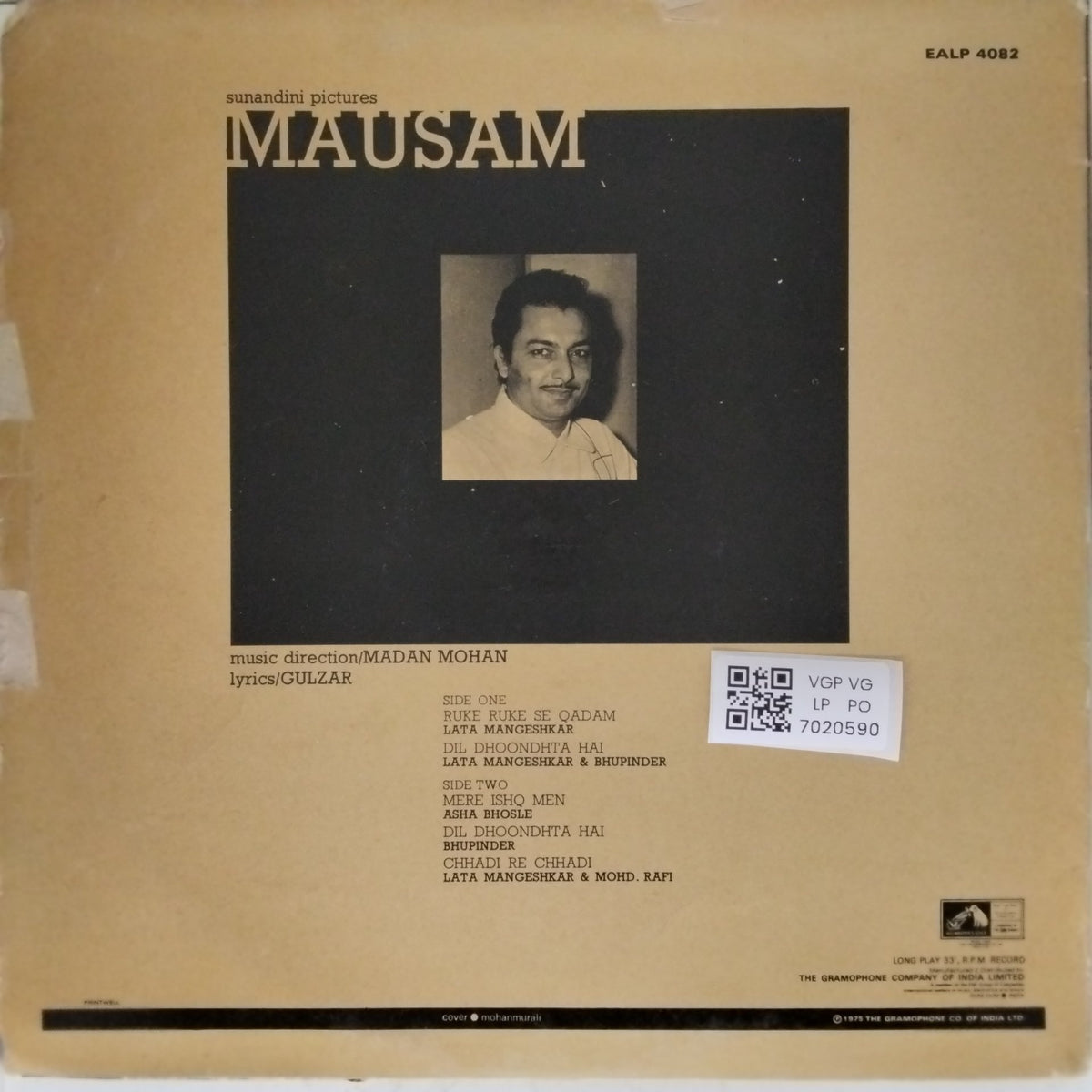 Madan Mohan - Mausam (Vinyl)